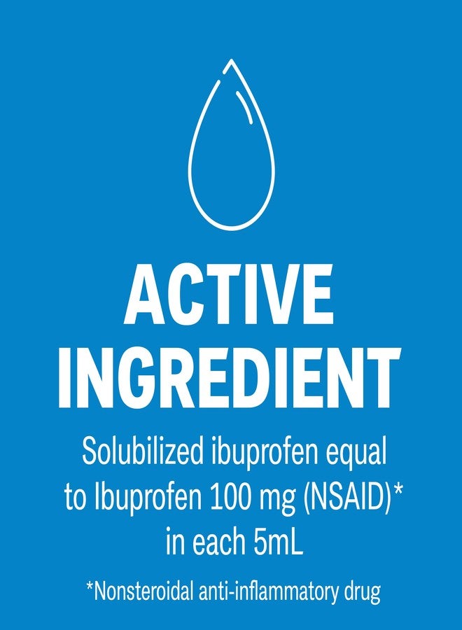 Advil Children's Suspension Sugar Free, Dye Free, Berry 4 oz ( Pack of 3) - Image 4